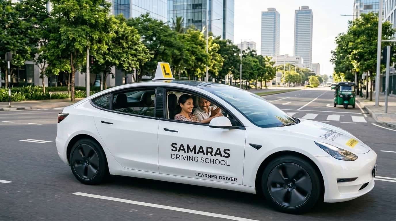 Modern Dual-Control Training Car & Instructor
